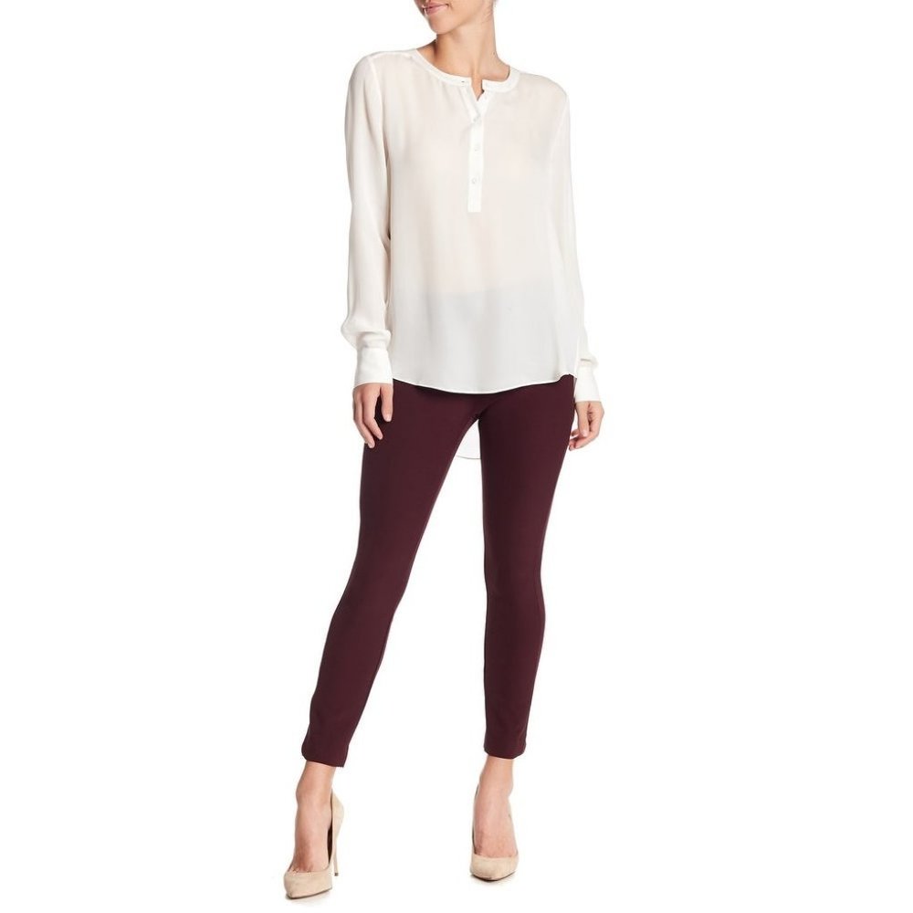 Veronica Beard Zip Back Scuba Pant 0